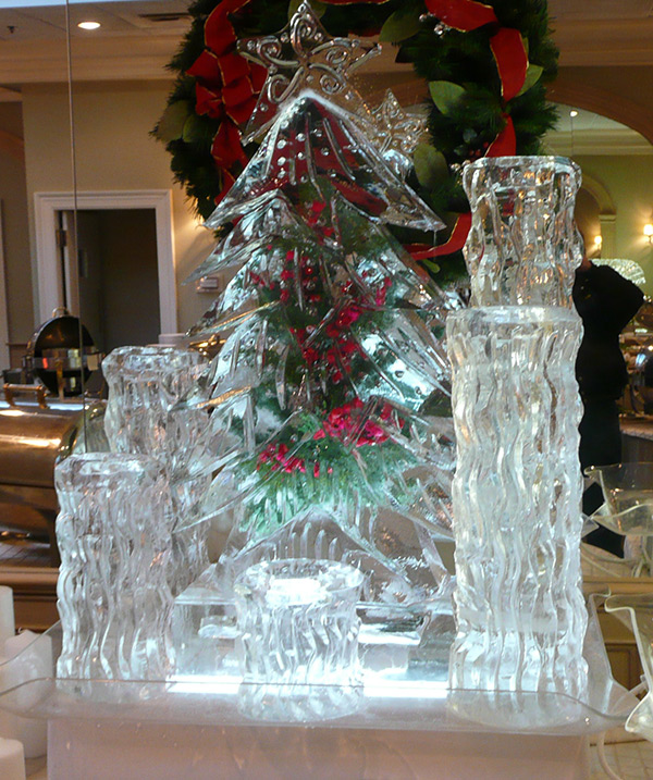 Christmas Tree with Freeze-ins and Candelabras