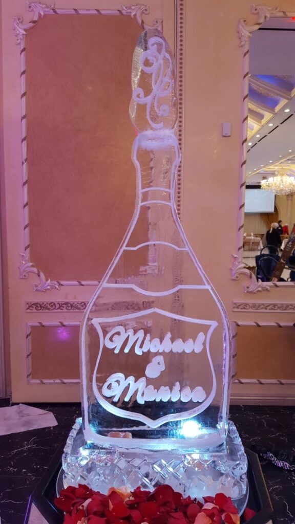 Wedding Bottle With Engraved Names